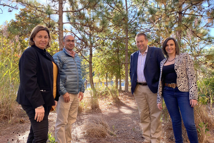 Auburn&rsquo;s lead scientists: Maria Auad, Sushil Adhikari, Brian Via and Maria Soledad Peresin