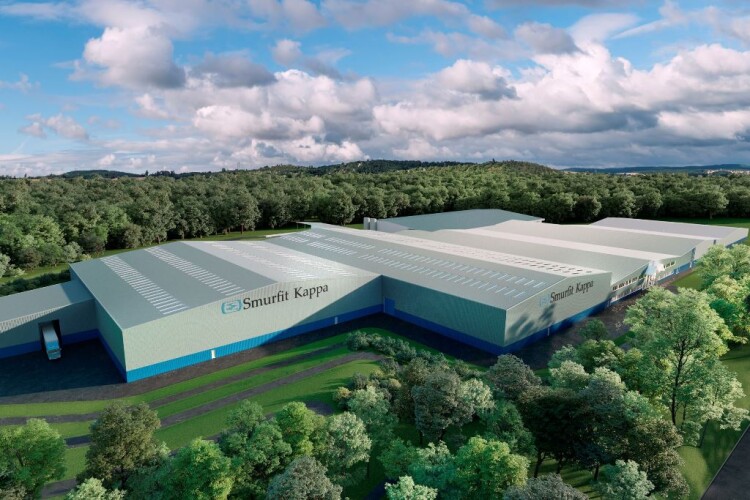 CGI of the extended Smurfit Kappa factory