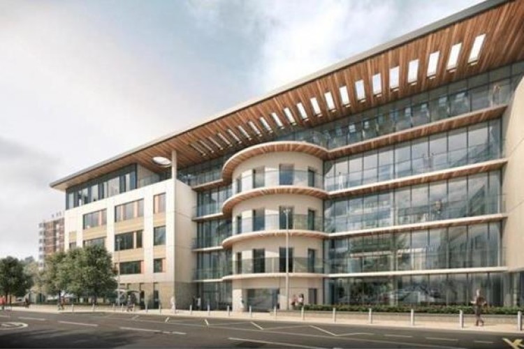 Artist's impression of the new hospital 