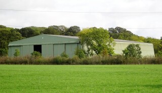 The new factory in a converted hangar