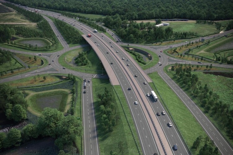 The project will eliminate the roundabout