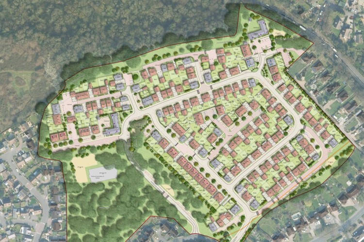 The proposed layout in St Leonards