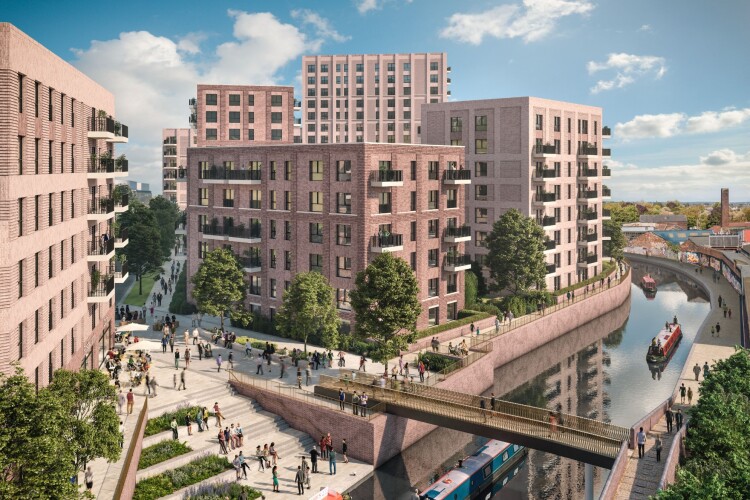 The &pound;165m Soho Wharf scheme will have 650 apartments