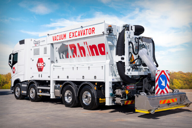 The Longo Rhino vacuum excavator