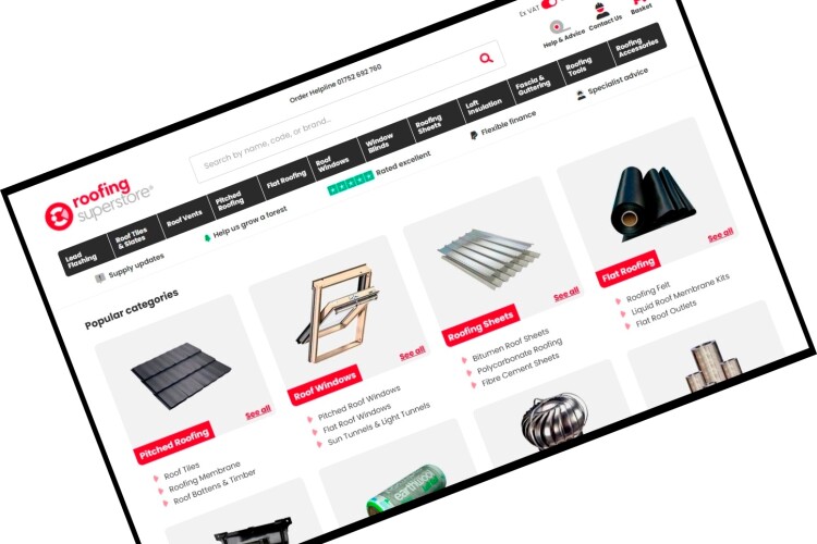 Roofing Superstore is a CMO retail site