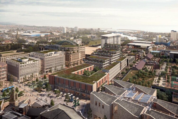 Riverside Sunderland, one of the major construction projects taking place in the city