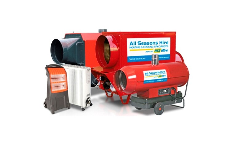 All Seasons Hire supplies portable heating and cooling equipment