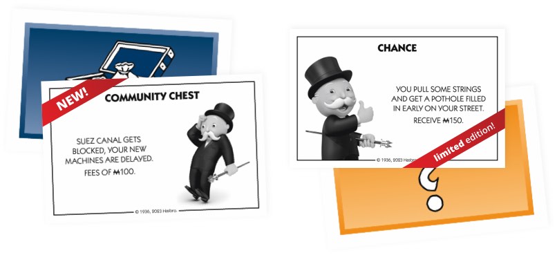 Examples of Monopoly Construction Edition cards