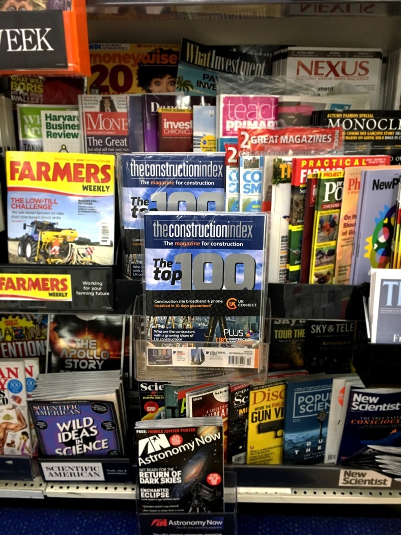 TCI Magazine in WH Smith