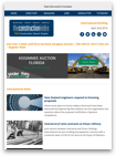 International construction email newsletter